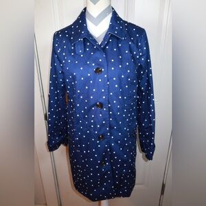 Talbot’s DOT-PRINT COTTON MAC size Medium